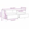 vidaXL TV-kaappi laatikon kanssa Artisan tammi 100 x 34,5 x 44,5 cm