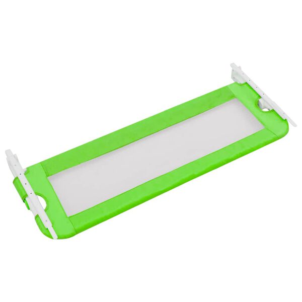 vidaXL Turvalaita sänkyyn vihreä 120x42 cm polyesteri