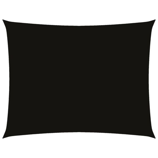 vidaXL Aurinkopurje Oxford-kangas suorakaide 2x3,5 m musta