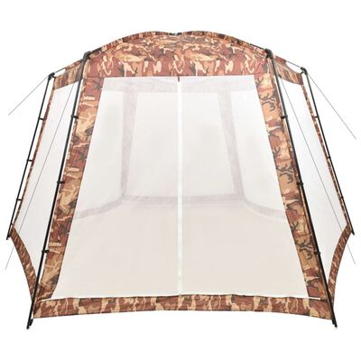 vidaXL Uima-altaan teltta kangas 500x433x250 cm maastokuvio