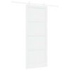 vidaXL Liukuovi 93 x 232 cm Tekninen puu valkoinen
