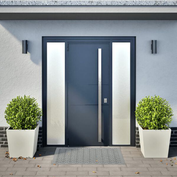 vidaXL Puutarhan kukkalaatikot 2 kpl valkoinen 50x50x50 cm ter&auml;s