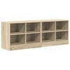vidaXL S&auml;ngynkaappi 2 kpl Sonoma-tammi 66 x 33 x 48 cm Tekninen puu