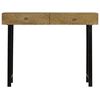 vidaXL Konsolipöytä täysi mangopuu 102x30x79 cm
