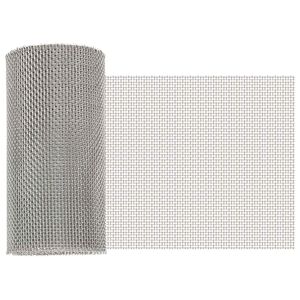 vidaXL Verkkoruudun 20 x 200 cm 8 Mesh Ruostumaton ter&auml;s 201 Hopea