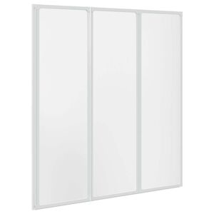 Suihkusein&auml; 141 x 132 cm 3 Paneelia Kokoontaitettava