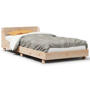 vidaXL S&auml;ngynrunko ilman patjaa 90x190 cm t&auml;ysi m&auml;nty