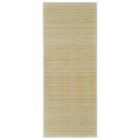 vidaXL Suorakulmainen luonnollinen bambumatto 120x180 cm