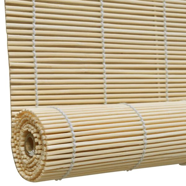 vidaXL Luonnolliset bambu rullaverhot 120 x 220 cm