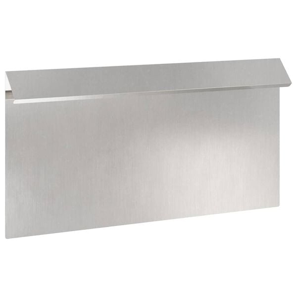 vidaXL Etanaaita 16 pcs Hopea 50 x 3,5 x 25 cm Ruostumaton ter&auml;s