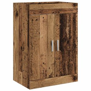 vidaXL Kylpyhuoneen allaskaappi Vanha puu 56 x 37,5 x 81 cm