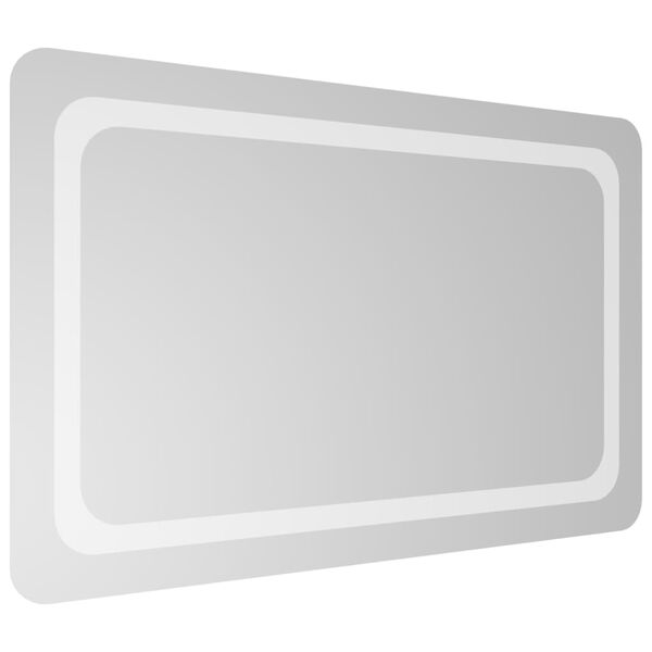 vidaXL Kylpyhuoneen LED-peili 50x80 cm