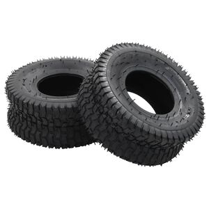 vidaXL Kottik&auml;rryn rengas- ja sis&auml;kumisarja 15x6.00-6 4PR 4PR kumi