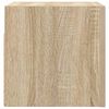 vidaXL Seinäkiinnitettävä TV-taso 4 kpl Sonoma-tammi 30,5x30x30 cm