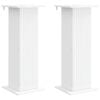 vidaXL Kasviteline 2 pcs valkoinen 30,5 x 30 x 80,5 cm Tekninen puu
