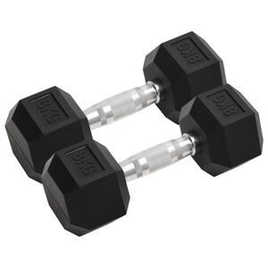 vidaXL K&auml;sipainot 2 kpl 8 kg kokonaan valurautaa