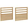 vidaXL K&auml;sinojat Moduuli 2 pcs valkoinen 79 x 4 x 73 cm