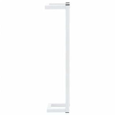 vidaXL Pyyheteline valkoinen 12,5x12,5x60 cm teräs