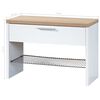 422778 Germania Shoe Bench "Top" White and Sonoma Oak 3192-178
