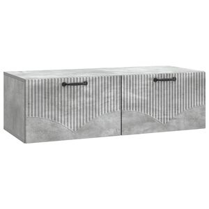 vidaXL Sein&auml;lle asennettava TV-kaappi Betoninharmaa 98 x 41 x 30 cm