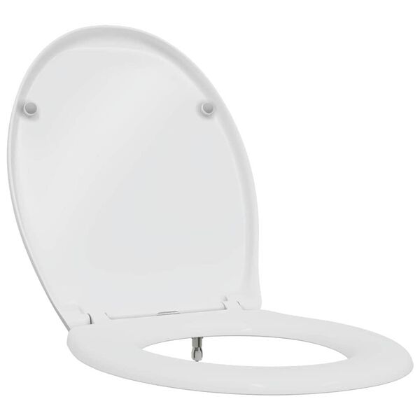 vidaXL WC-istuin Valkoinen 47 x 37 x 4 cm Duroplast