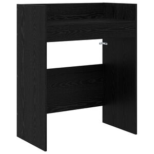 vidaXL DJ-p&ouml;yt&auml; Musta tammi 82 x 45 x 102 cm Tekninen puu