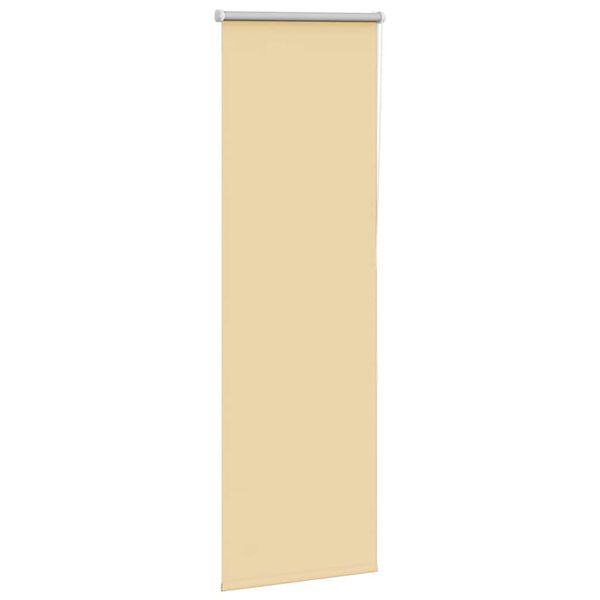 vidaXL Rullaverho Blackout Beige 45x150 cm Kankaan leveys 40,7 cm