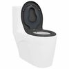 vidaXL Nopeasti irrotettava wc-istuin Antrasiitti 44.5 x 37.3 x 4.3 cm