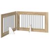 vidaXL K&auml;yt&auml;nn&ouml;llinen koiraportti jalustoilla 2 pcs Sonoma-tammi