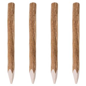 vidaXL Aitatolpat ter&auml;v&auml; k&auml;rki 4 kpl p&auml;hkin&auml;puu 90 cm