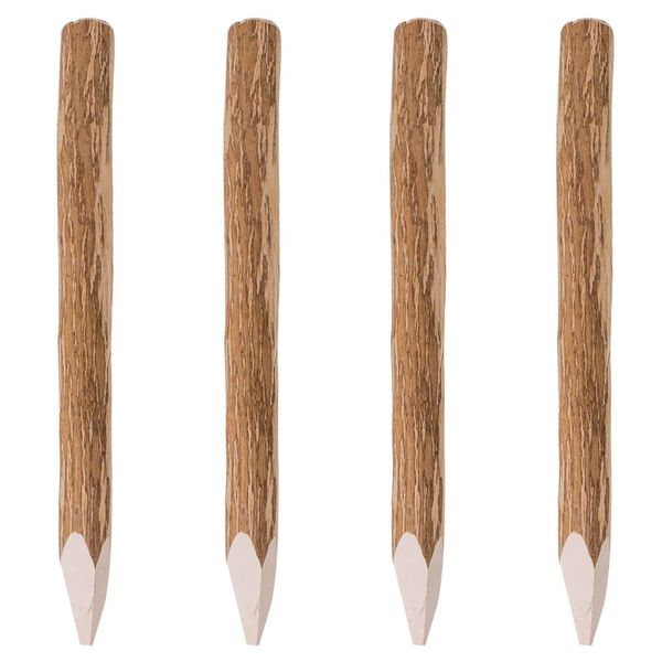 vidaXL Aitatolpat ter&auml;v&auml; k&auml;rki 4 kpl p&auml;hkin&auml;puu 90 cm