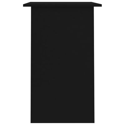 vidaXL Työpöytä musta 90x50x74 cm lastulevy