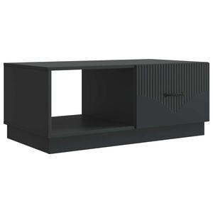 vidaXL Sohvap&ouml;yt&auml; Musta 90 x 50 x 37 cm Tekninen puu