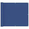 vidaXL Parvekkeen Verho 100 x 700 cm Oxford-kangas Suorakaide Sininen