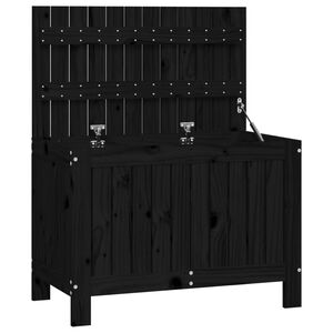 vidaXL S&auml;ilytyslaatikko musta 76x42,5x54 cm t&auml;ysi m&auml;nty