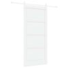 vidaXL Liukuovi ORKDAL 93 x 202 cm Tekninen puu valkoinen