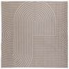 vidaXL Alue matot Neli&ouml; Beige 120 x 120 cm