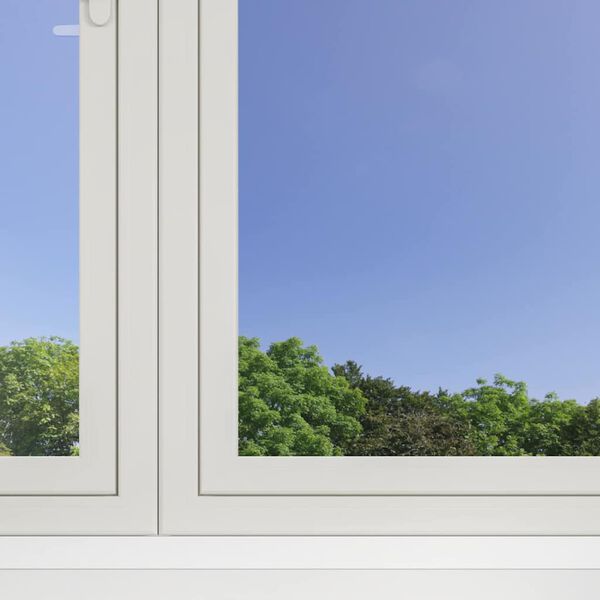 vidaXL Staattinen Heijastava Aurinkofilm Hopea 90 x 500 cm