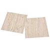 vidaXL Lattiapaneelit 55 pcs Vaaleanruskea 5,11 m&sup2; Polyvinyylikloridi