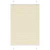 vidaXL laskostettu Blind Cream 85x150 cm Kankaan leveys 84,4 cm