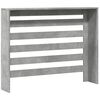 vidaXL Lämpöpatterin suoja betoninharmaa 104x20x82 cm tekninen puu
