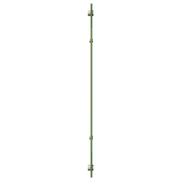 vidaXL Keittiön suojapaneeli Keltainen 110 x 60 x 0,6 cm