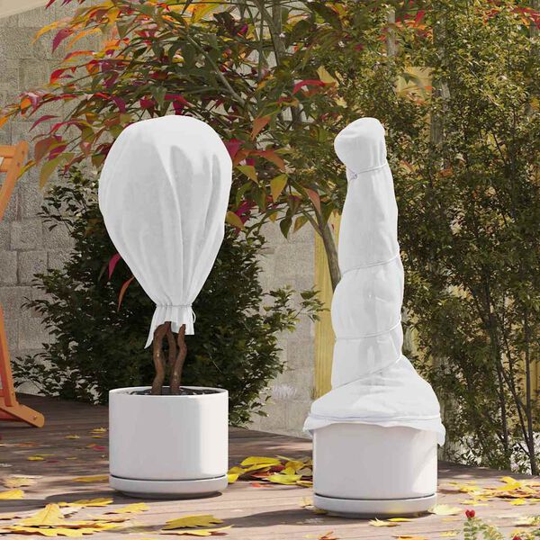 vidaXL Pakkassuojakasvivilla Valkoinen 50 x 1,6 m Non-woven Kangas