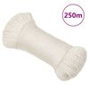 vidaXL Ty&ouml;k&ouml;ysi valkoinen 3 mm 250 m polypropeeni