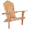 vidaXL Pihan Adirondack-tuoli Luonnollinen Tiikkipuu