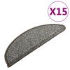 vidaXL Porrasmatot 15 kpl antrasiitti 65x21x4 cm