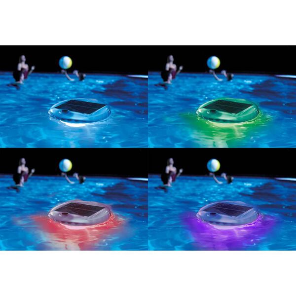 Intex Aurinkoenergialla toimiva kelluva LED-uima-allasvalo