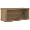 vidaXL CD-s&auml;ilytyshylly Artisaanitammi 40 x 17 x 17 cm Tekninen puu