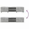 vidaXL TV-tasosetti laatikon kanssa FLORIN Betoni Harmaa Tekninen puu