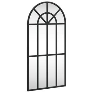 vidaXL Sein&auml;peili musta 30x60 cm kaari rauta